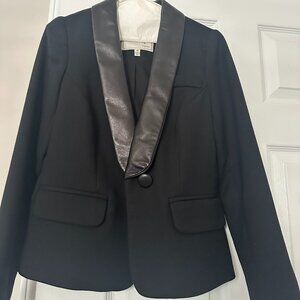 Milly Tuxedo Wool Blazer